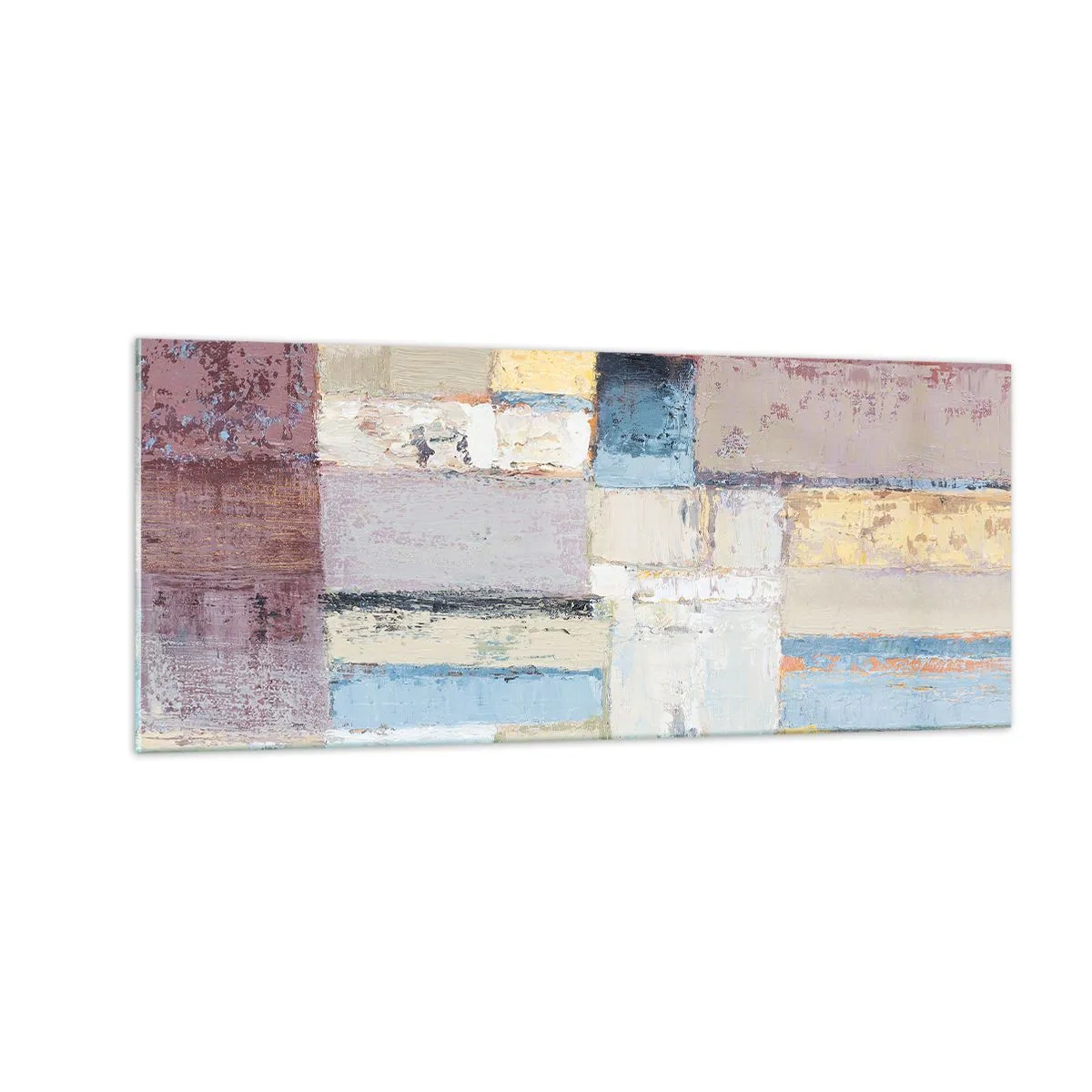 Glasbild - Bild auf glas - Ruhe der Geometrie - 100x40 cm