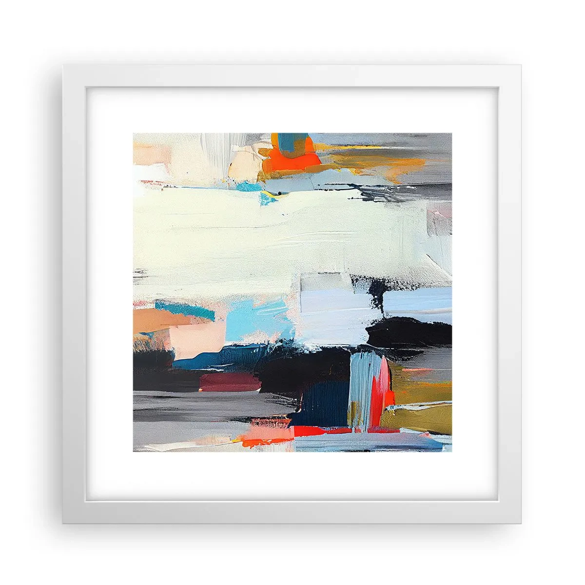 Poster in einem weißen Rahmen - Gibt es eine Methode? - 30x30 cm