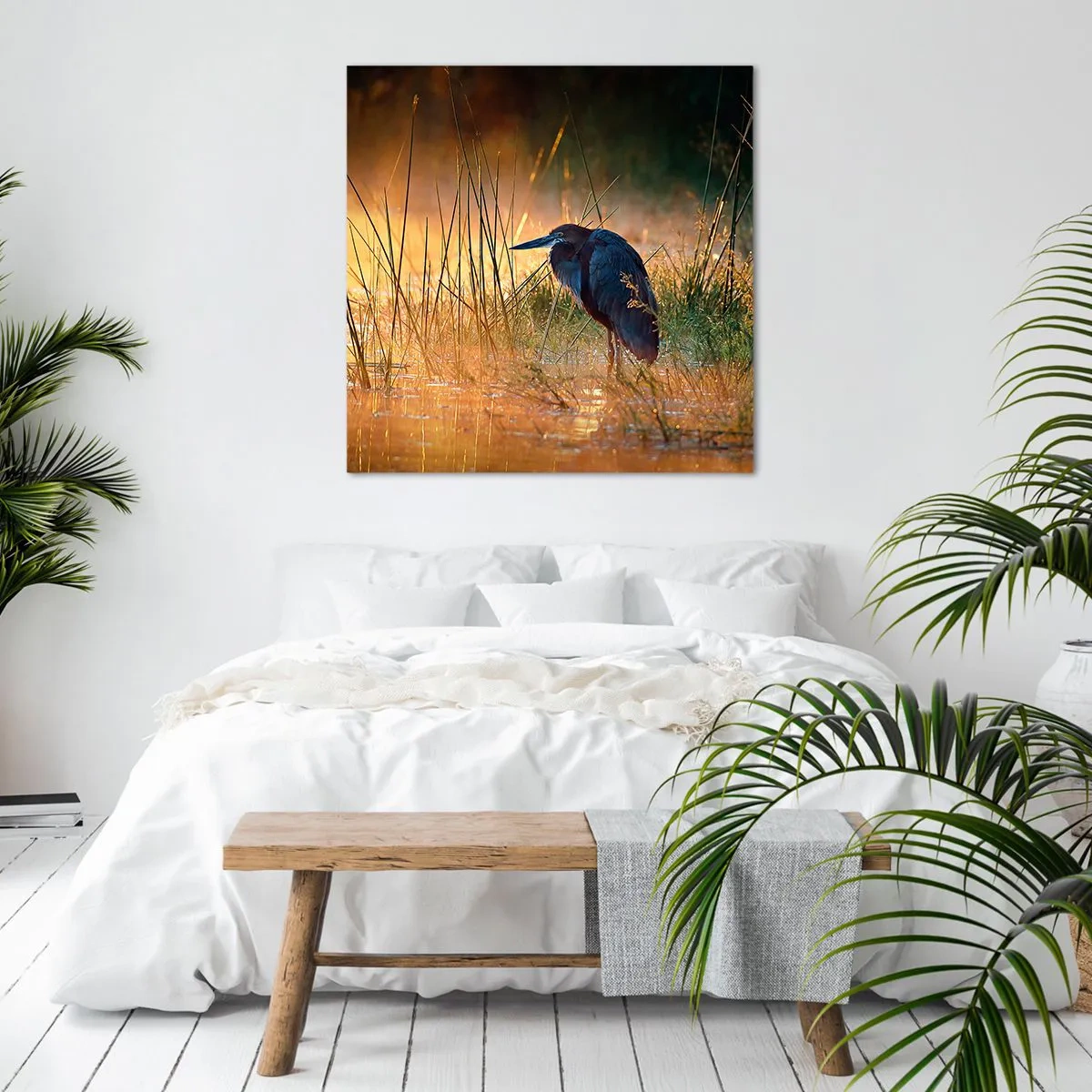 Bild auf Leinwand - Leinwandbild - Komm, gib mir eine Pause mit diesen Fotos - 50x50 cm