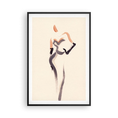 Poster in einem schwarzem Rahmen - Aus den goldenen Jahren Hollywoods - 61x91 cm