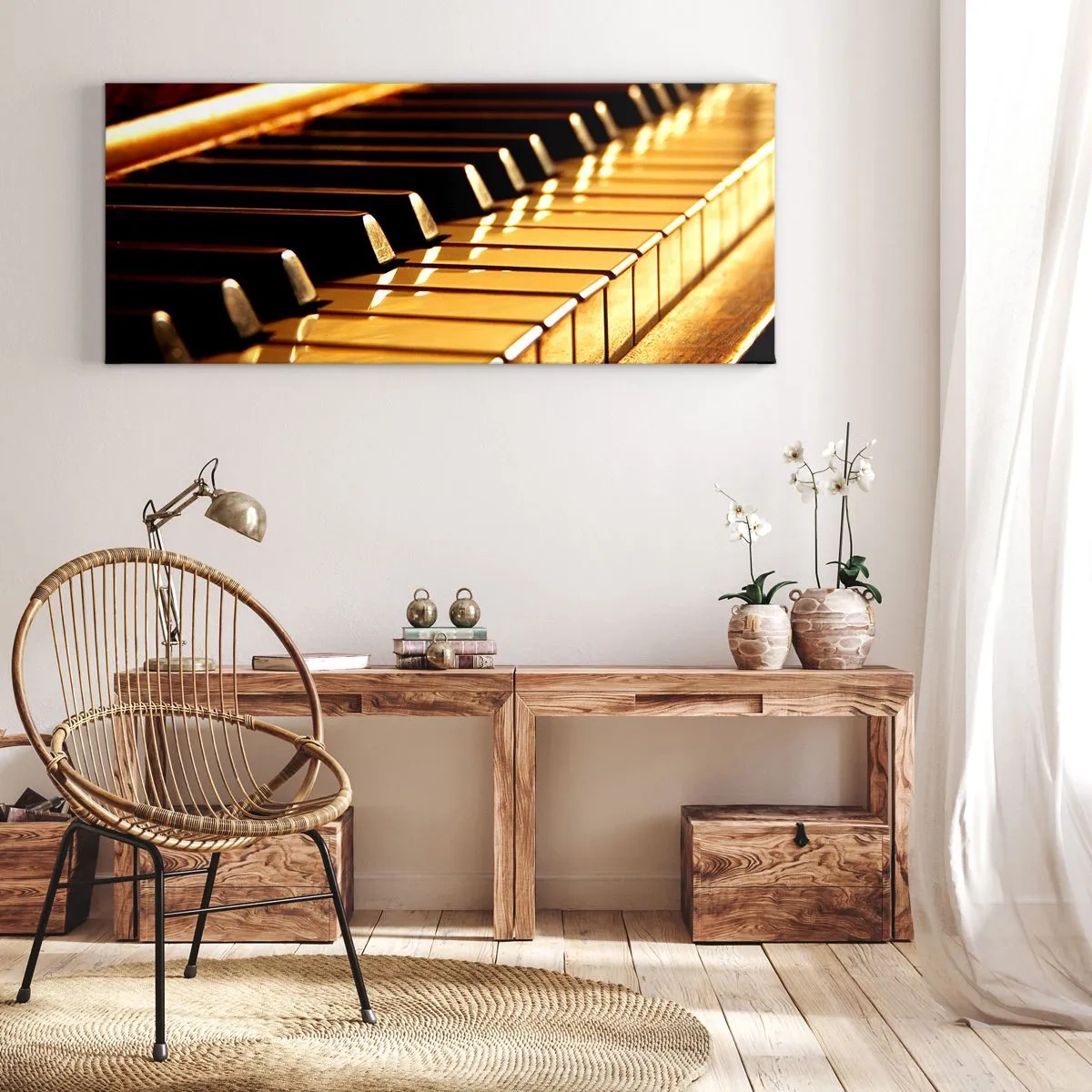 Bild auf Leinwand - Leinwandbild - Endlose Möglichkeiten - 100x40 cm