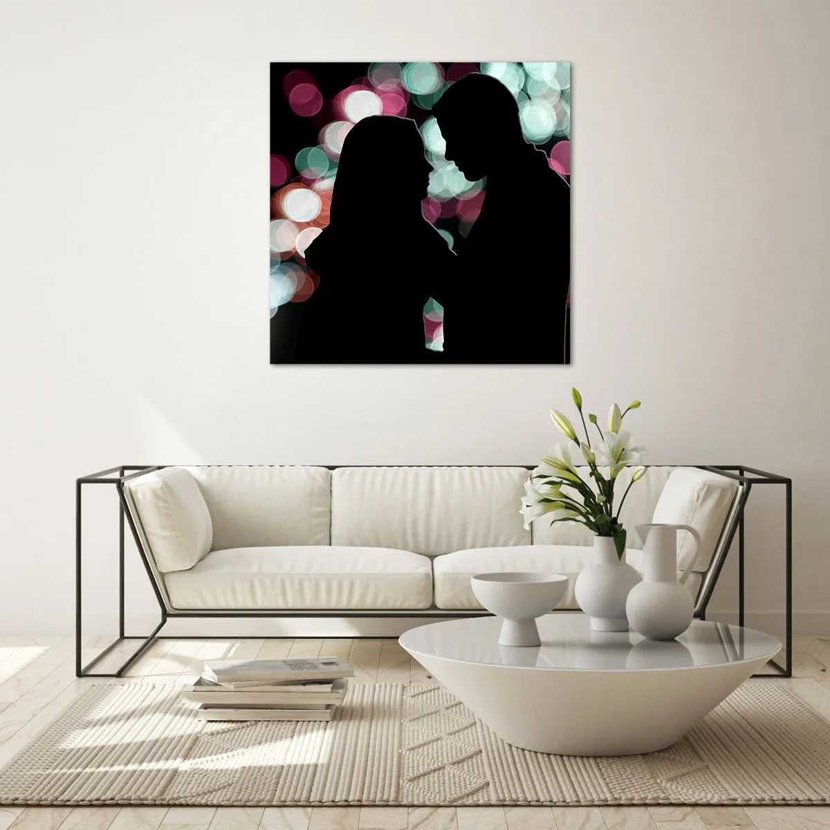 Glasbild - Bild auf glas - Jawohl! - 50x50 cm