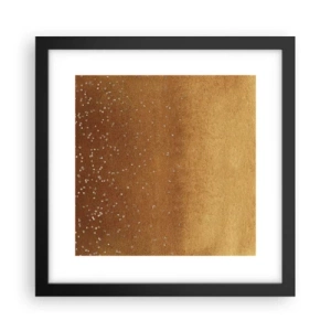 Poster in einem schwarzem Rahmen - Die Geburt des Lichts - 30x30 cm