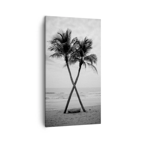 Bild auf Leinwand - Leinwandbild - Sie spürte eine Präsenz - 45x80 cm