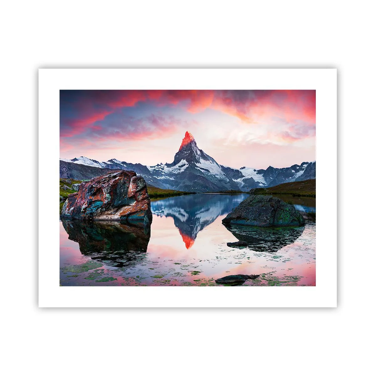 Poster - Das Herz der Berge ist heiß - 50x40 cm