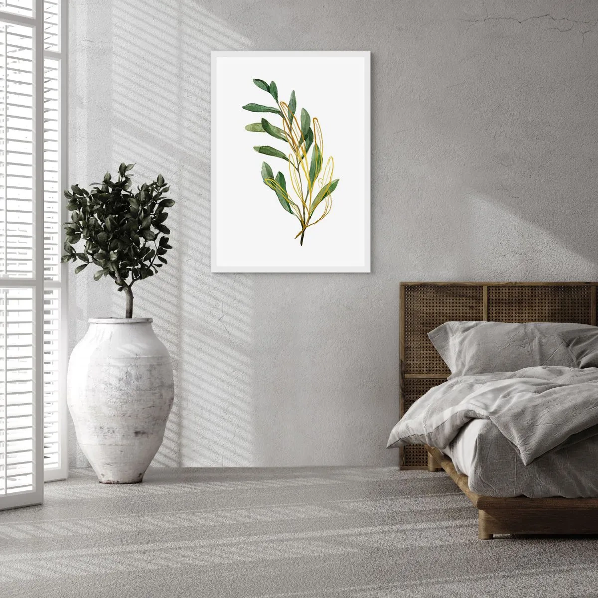 Poster in einem weißen Rahmen - Alles was gut ist - 61x91 cm