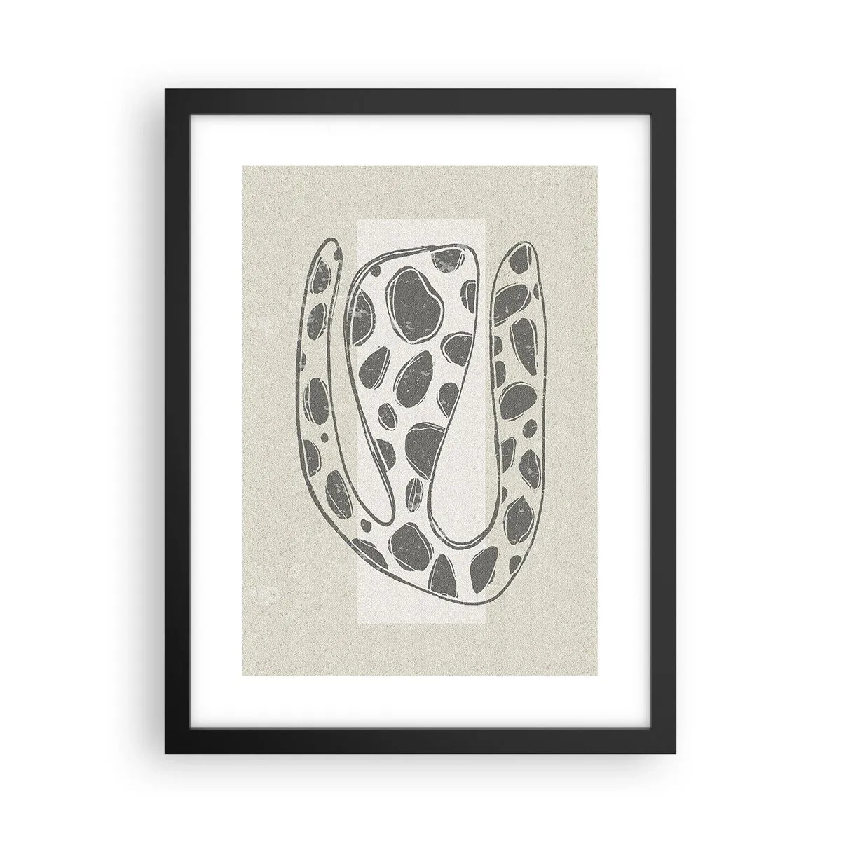 Poster in einem schwarzem Rahmen - Seltsame Kreatur - 30x40 cm