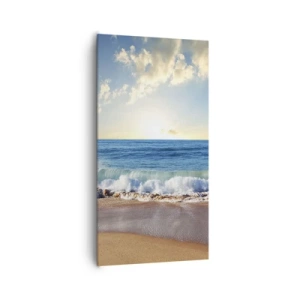 Bild auf Leinwand - Leinwandbild - Bewegung und Stille zugleich - 65x120 cm