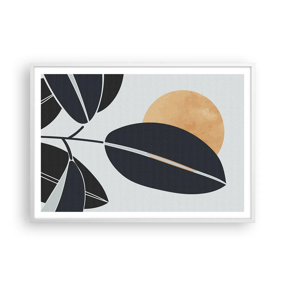 Poster in einem weißen Rahmen - Heißer Sommertag - 100x70 cm