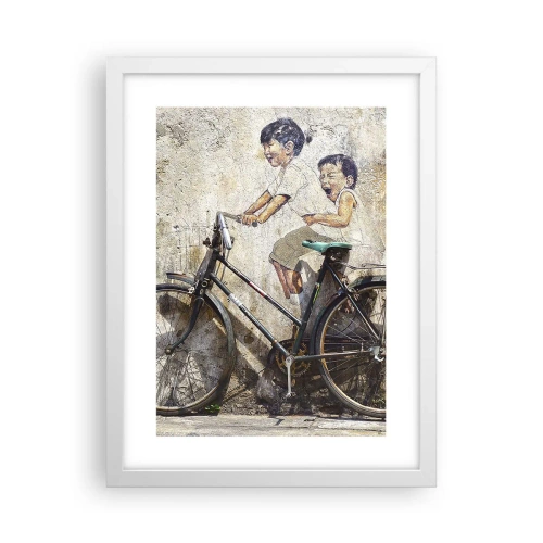 Poster in einem weißen Rahmen - Richtig oder falsch? - 30x40 cm