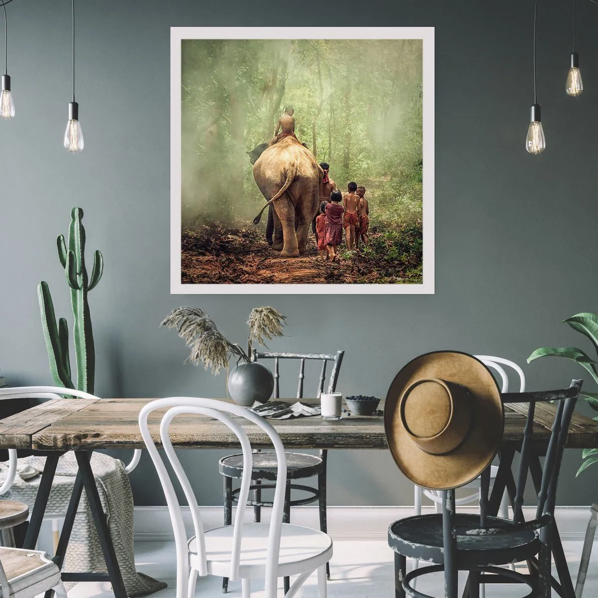 Poster - Neues Dschungelbuch - 30x30 cm