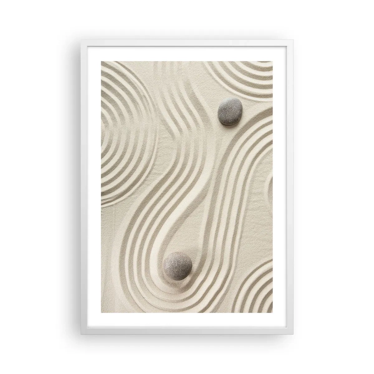 Poster in einem weißen Rahmen - Ein Hauch von Wärme - 50x70 cm