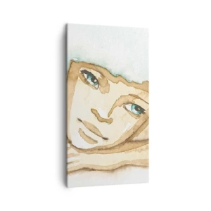 Bild auf Leinwand - Leinwandbild - Der Baum der Poesie wächst aus der Stille - 45x80 cm