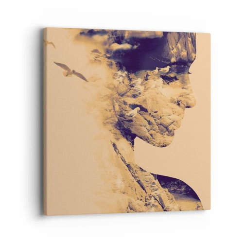 Bild auf Leinwand - Leinwandbild - Von Natur aus schön - 40x40 cm