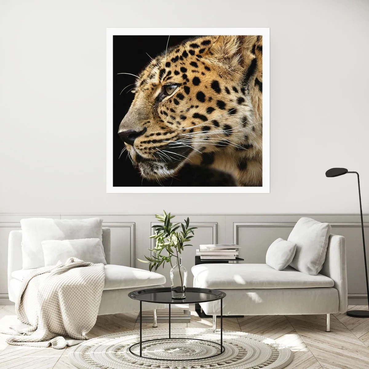 Poster - Ruhig, fokussiert, bereit - 40x40 cm