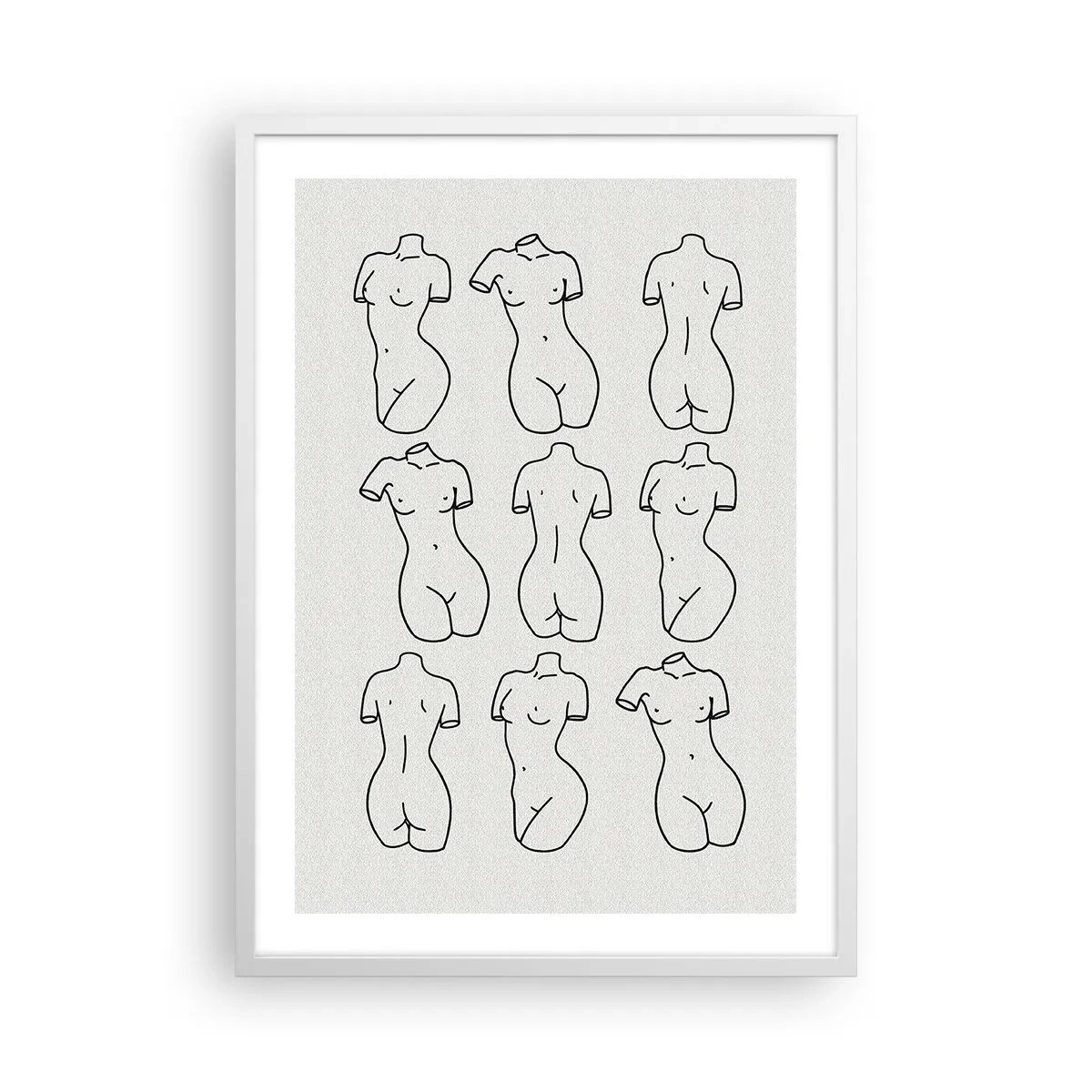 Poster in einem weißen Rahmen - Nur Venus - 50x70 cm