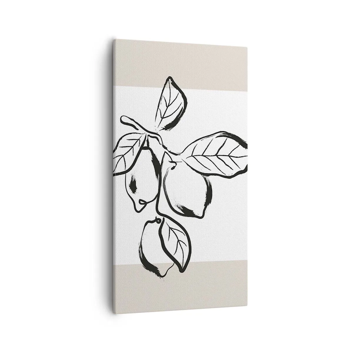 Bild auf Leinwand - Leinwandbild - Dort, wo Zitronen reifen… - 55x100 cm