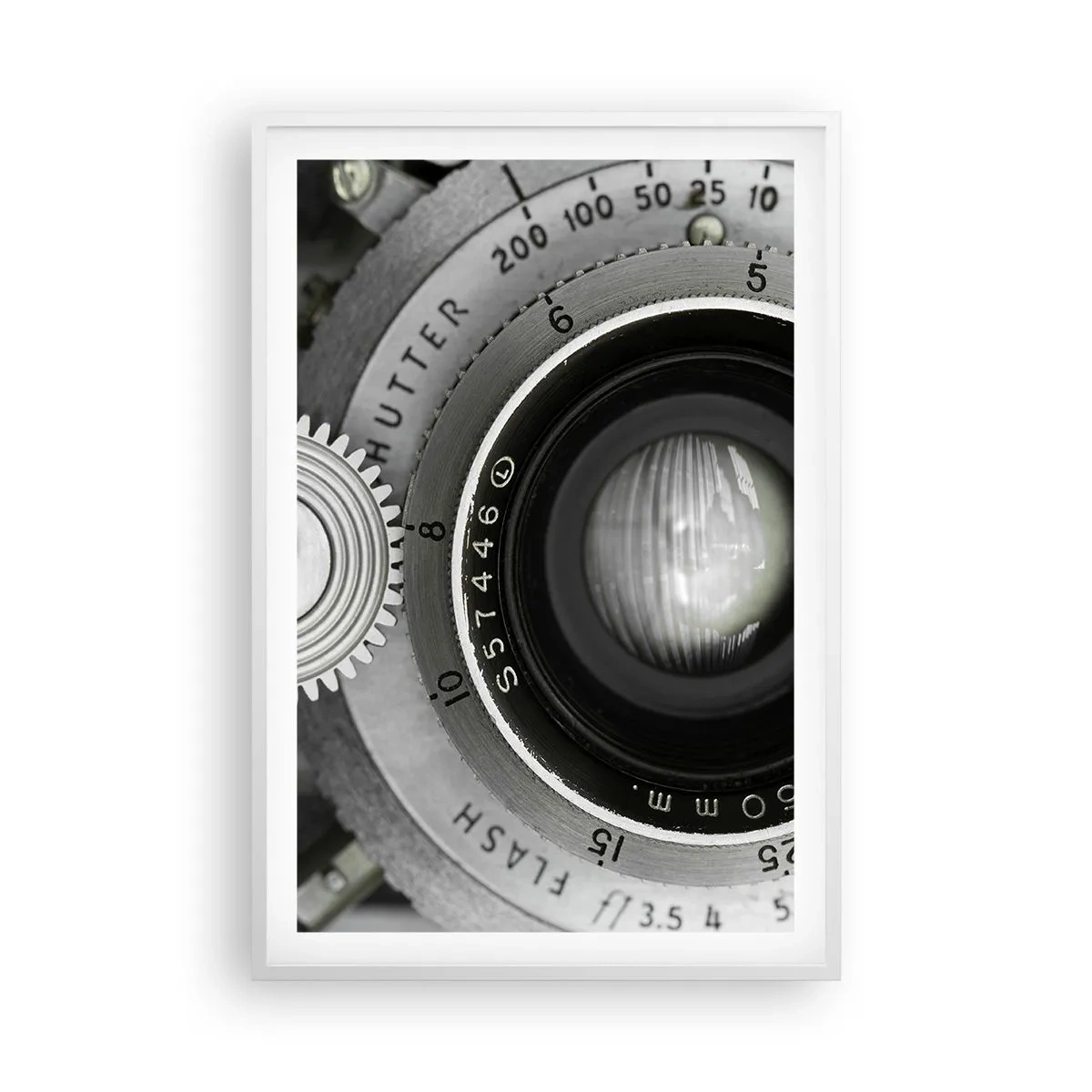 Poster in einem weißen Rahmen - Eine Story über Hollywood - 61x91 cm