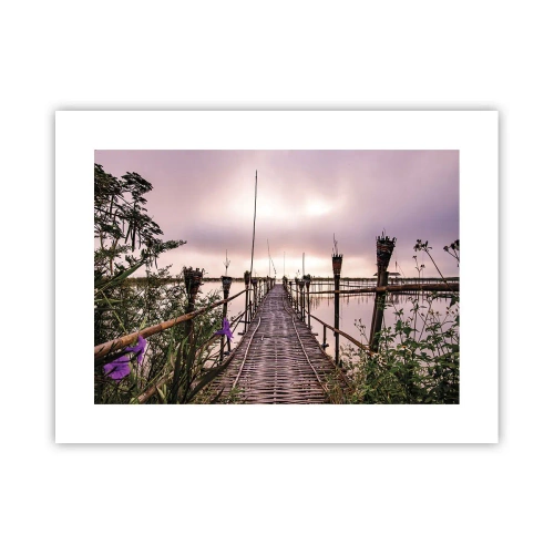 Poster - Frieden und Ruhe Asiens - 40x30 cm