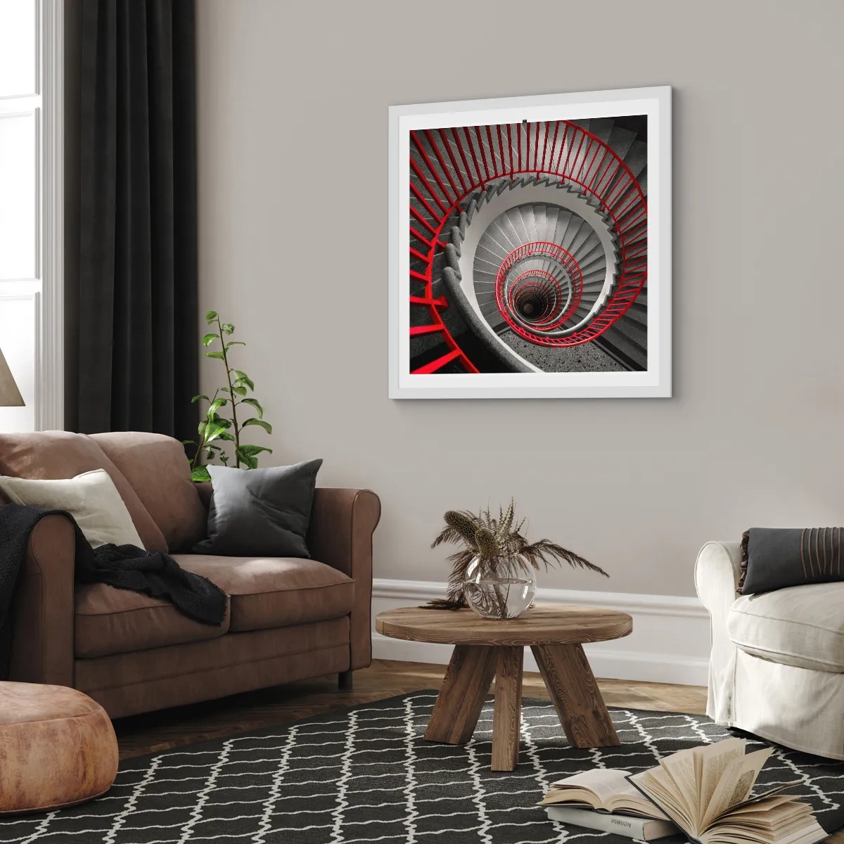 Poster in einem weißen Rahmen - Architekturspaß - 30x30 cm