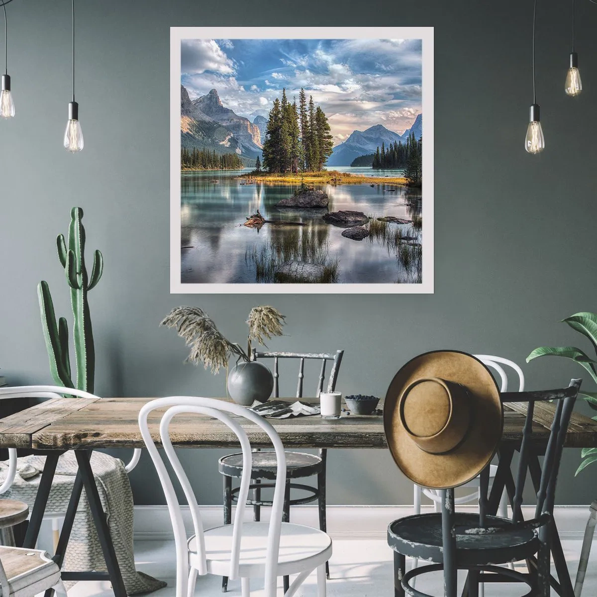 Poster - An dem tollen und sauberen Wasser ... - 50x50 cm