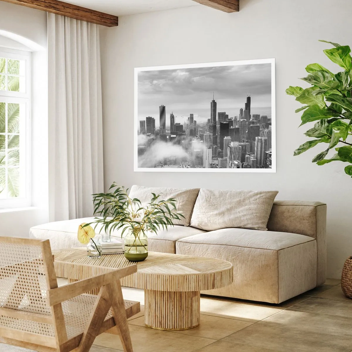 Poster - Amerikanische Landschaft - 50x40 cm