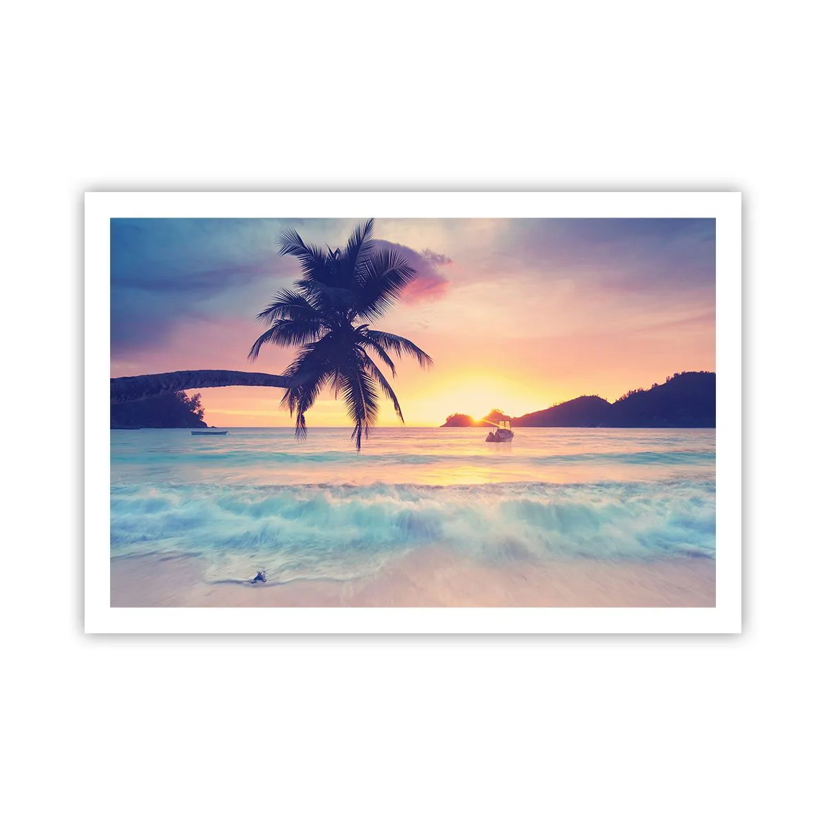 Poster - Ein Abend in der Bucht - 91x61 cm