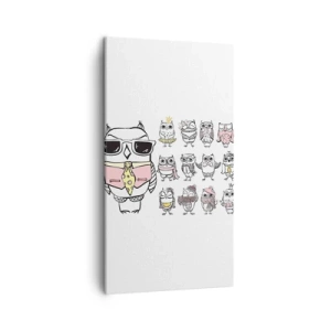 Bild auf Leinwand - Leinwandbild - So viele Rollen zu spielen - 45x80 cm