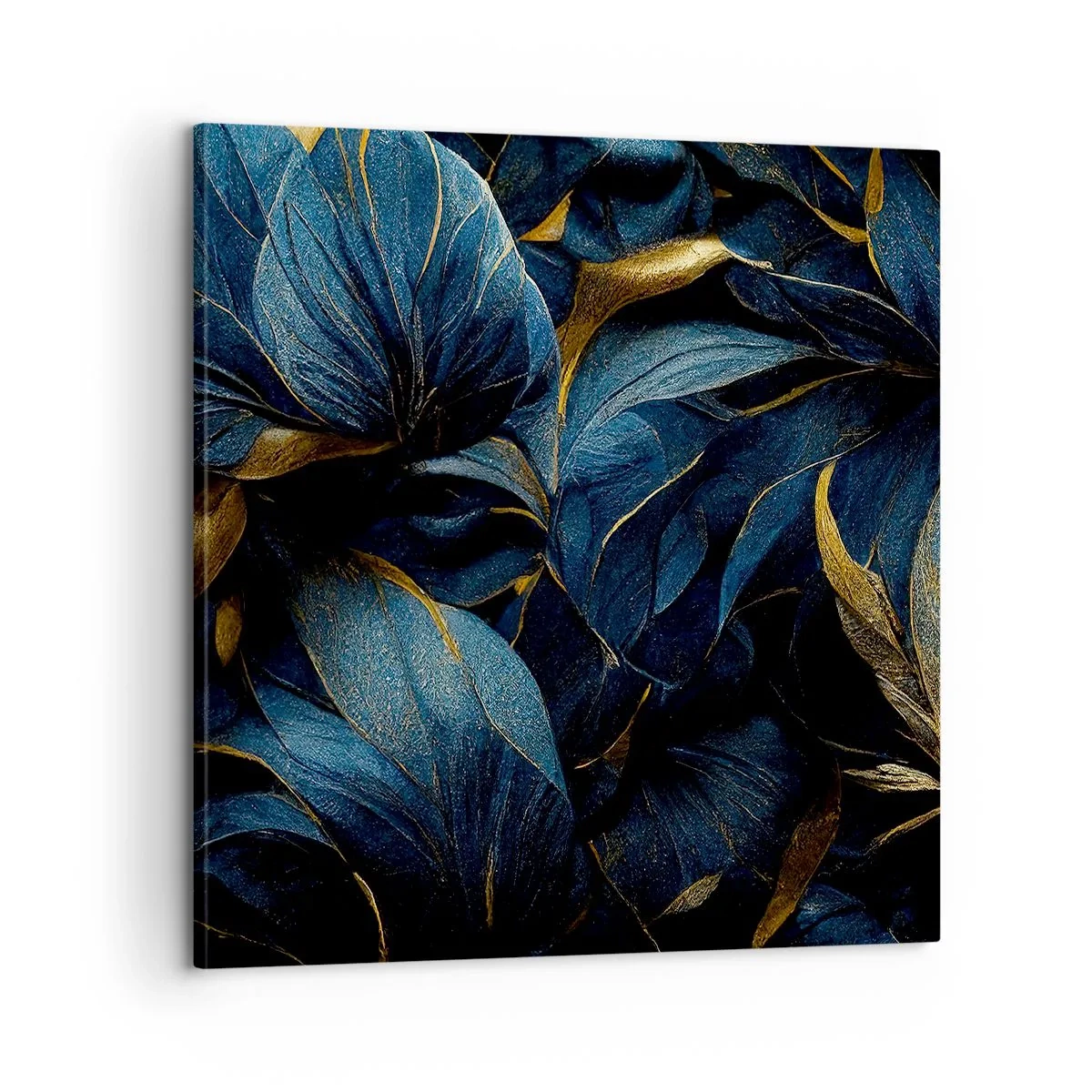 Bild auf Leinwand - Leinwandbild - Mit Gold gefüttert - 60x60 cm