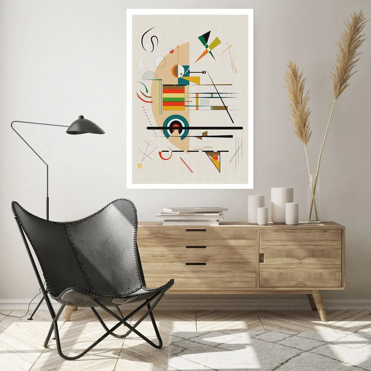 Poster - Und die Welt lacht - 30x40 cm