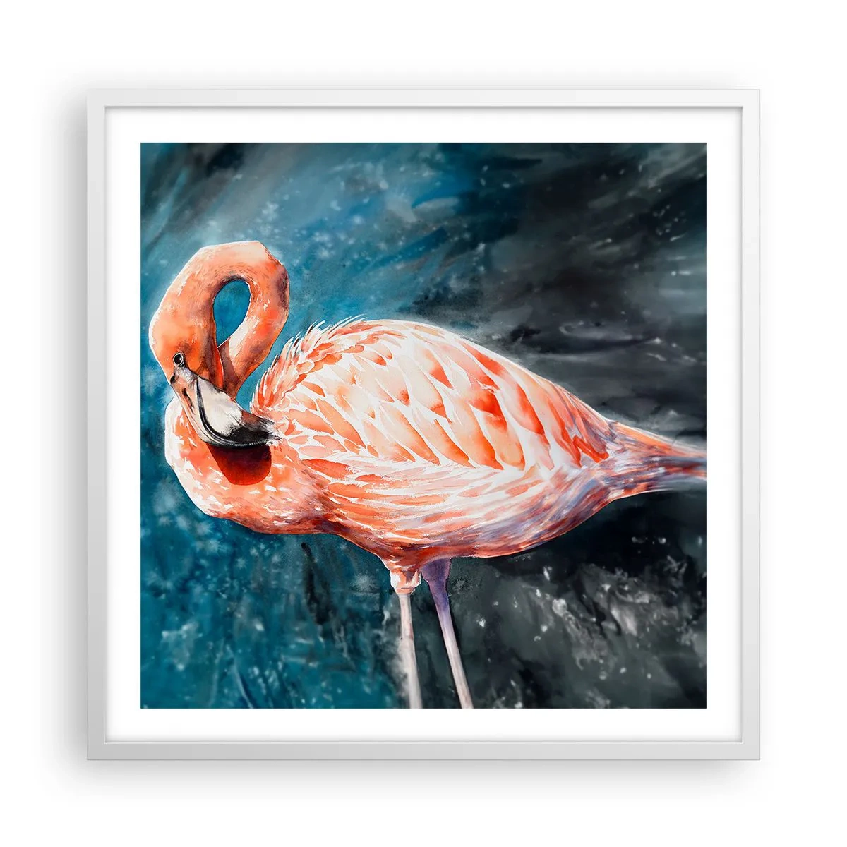 Poster in einem weißen Rahmen - Von Natur aus dekorativ - 60x60 cm