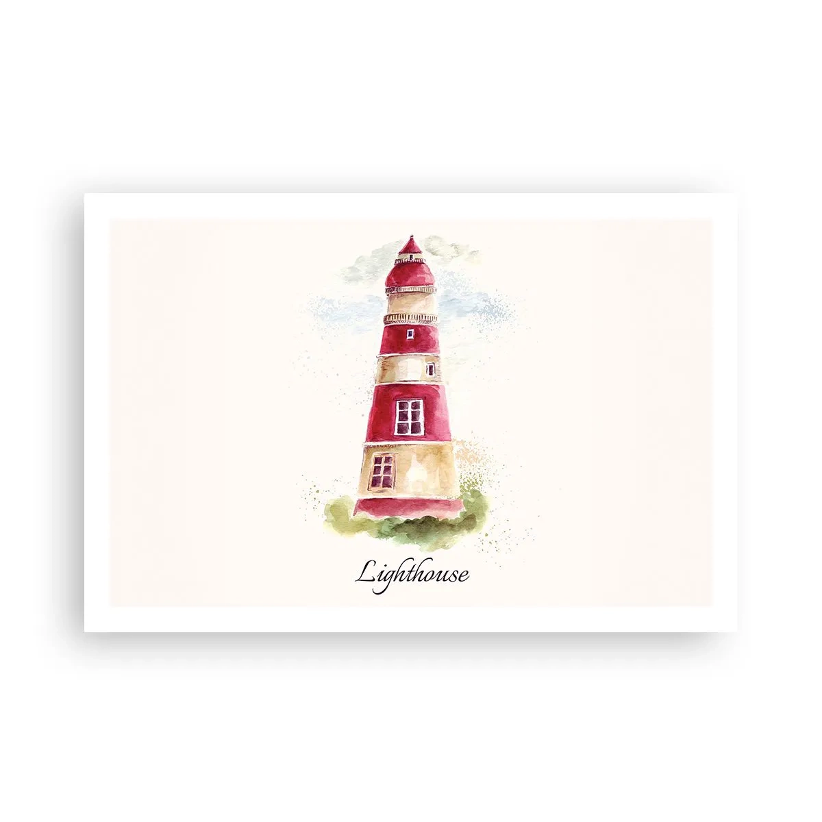 Poster - Das Wetter ringsum ist immer gut - 91x61 cm