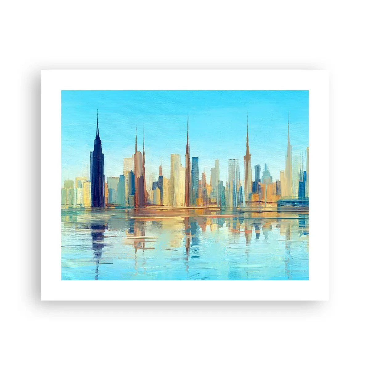 Poster - Sonnige Metropole - 50x40 cm