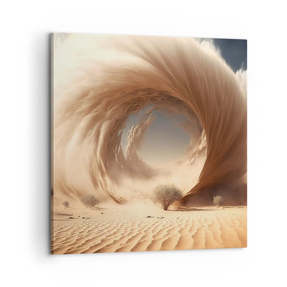 Bild auf Leinwand - Leinwandbild - Geöffnetes Portal - 60x60 cm