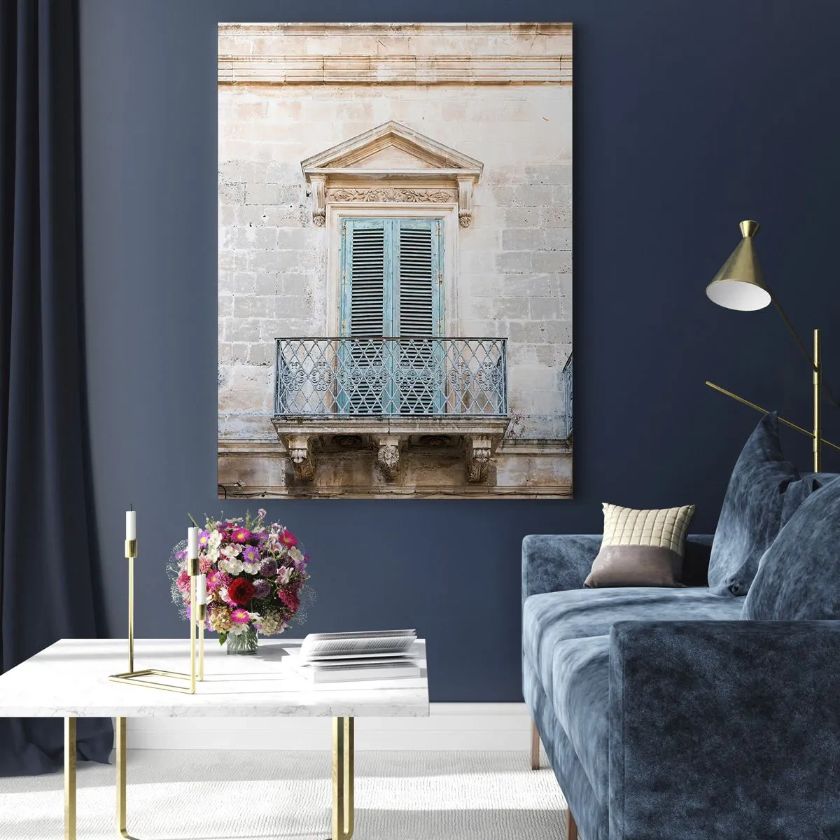 Glasbild - Bild auf glas - Der einzigartige Charme Italiens - 70x100 cm