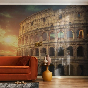 Fototapete Standard Eco - Ein kolossaler Eindruck - Kolosseum, Rom, Die Architektur - 150x105 cm