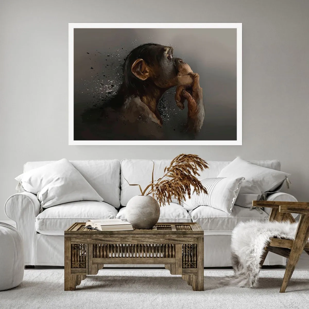 Poster - Sicherlich ein Denker - 91x61 cm