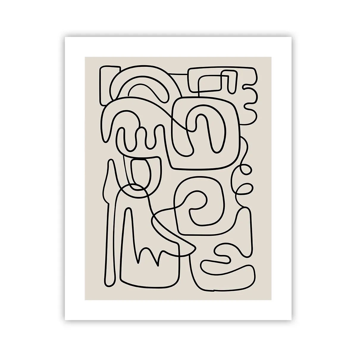 Poster - Folge der Spur - 40x50 cm