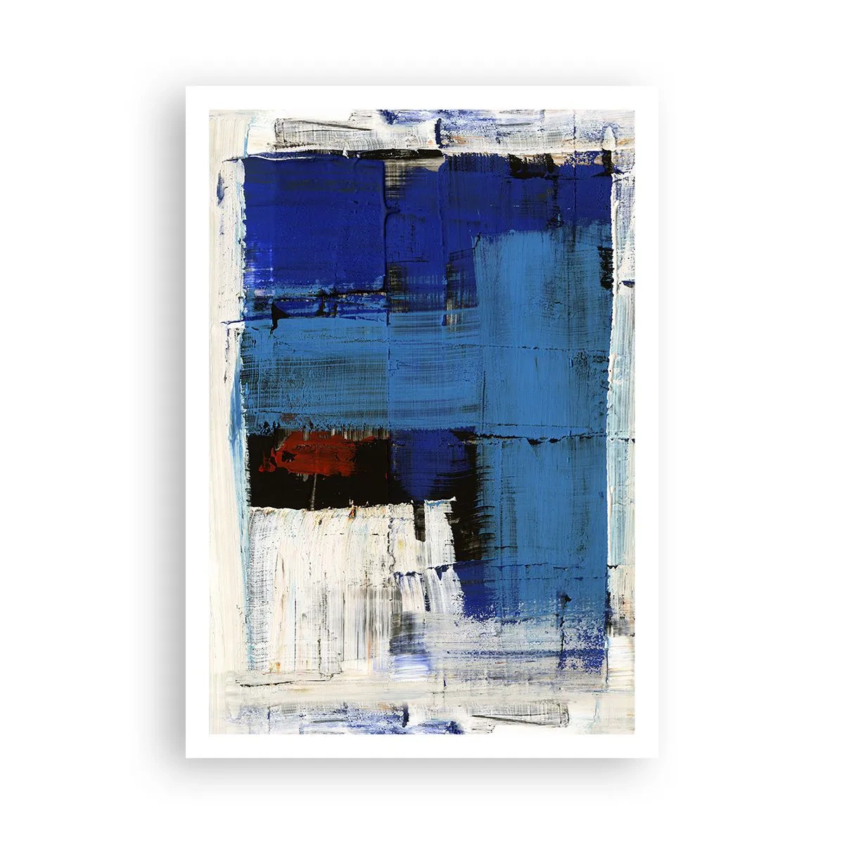 Poster - Geheimnis ist blau - 70x100 cm