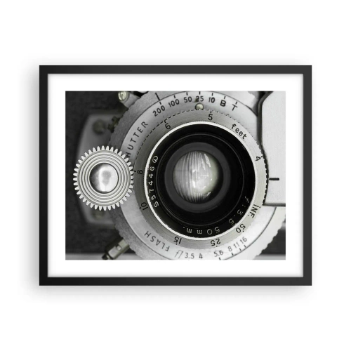 Poster in einem schwarzem Rahmen - Eine Story über Hollywood - 50x40 cm