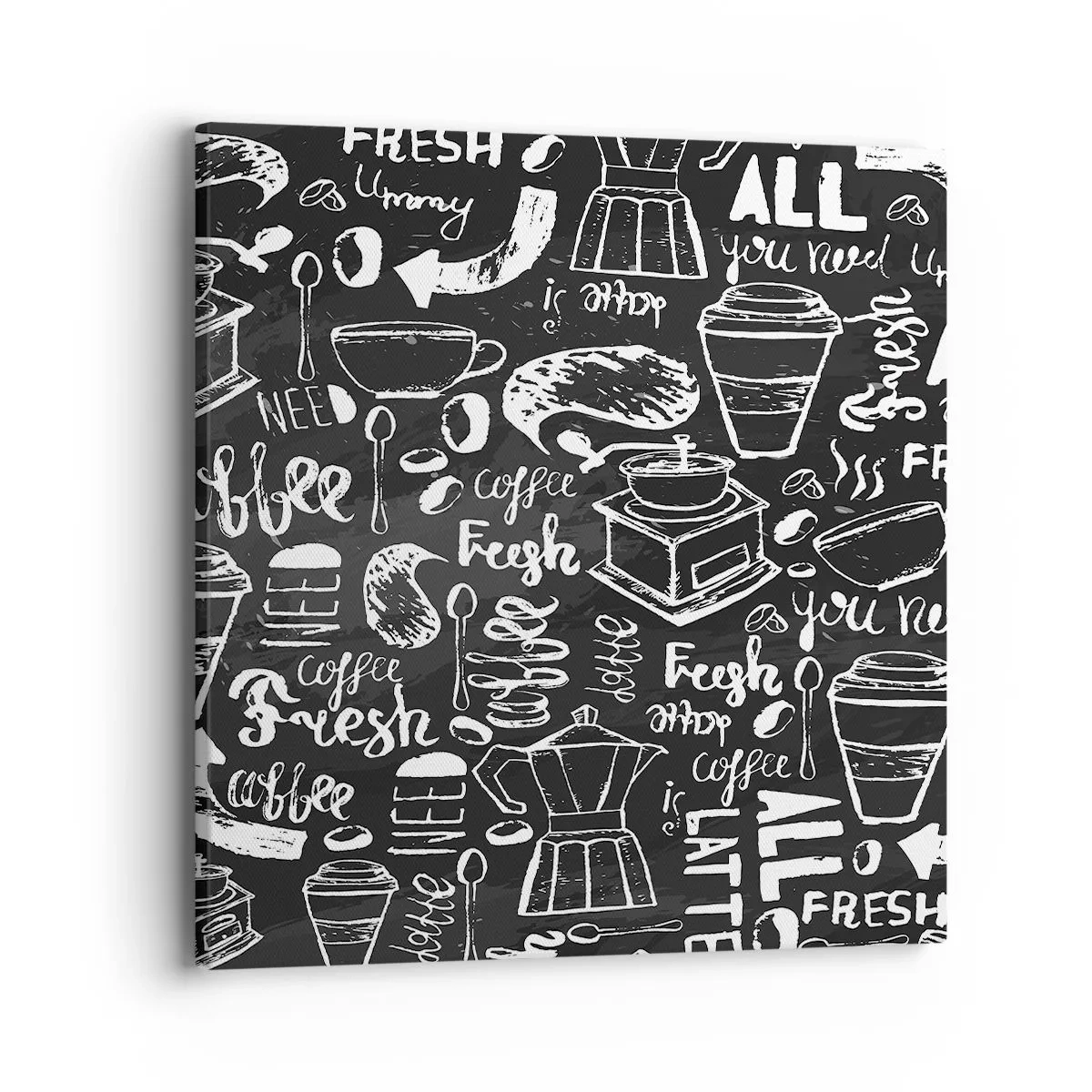 Bild auf Leinwand - Leinwandbild - Alles was Sie brauchen ist… - 40x40 cm