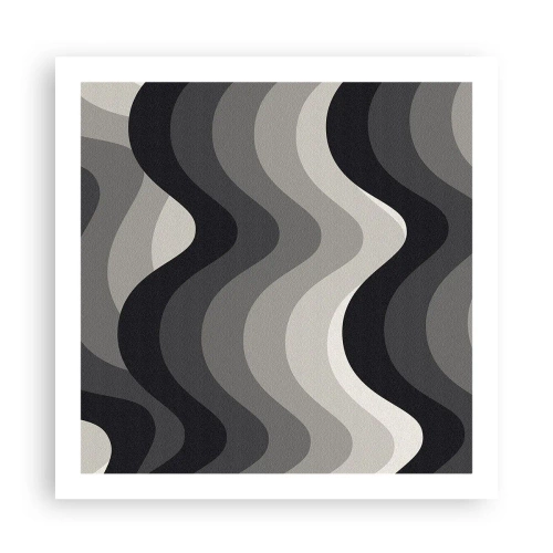 Poster - Eine Welle nach der anderen - 60x60 cm