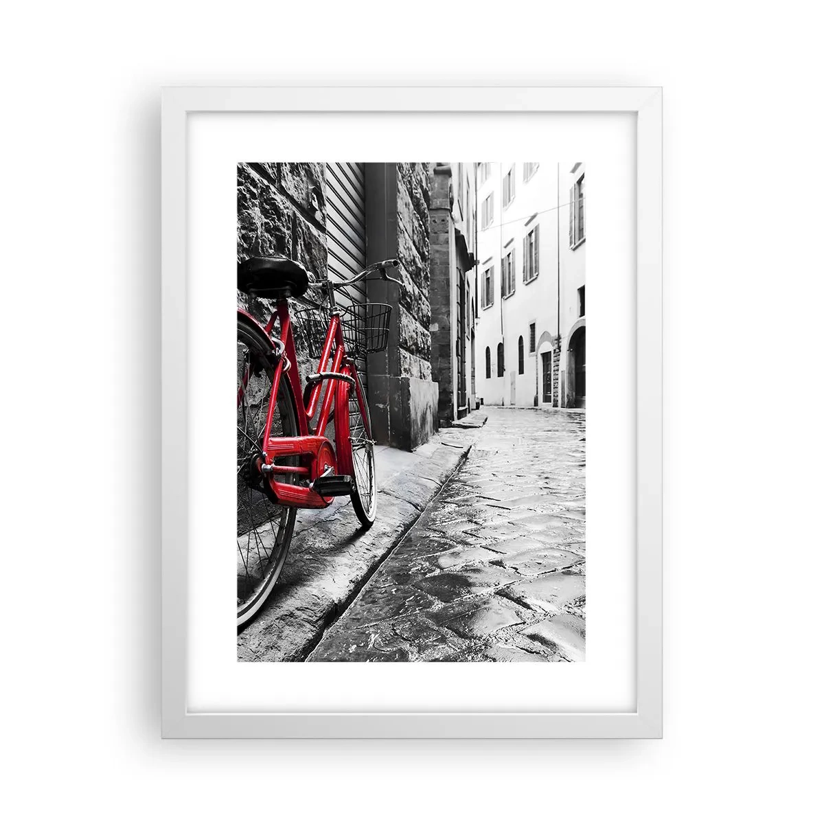 Poster in einem weißen Rahmen - Wahre Schönheit wird nicht alt - 30x40 cm