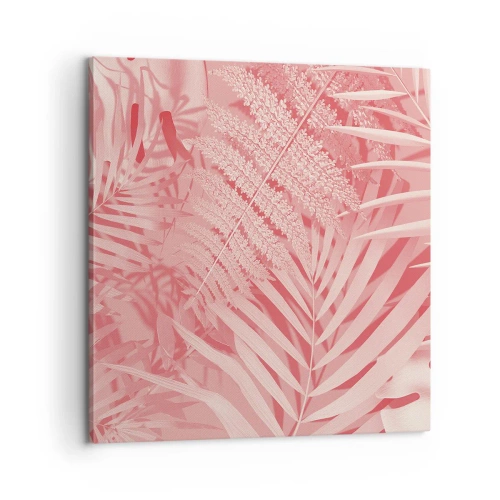 Bild auf Leinwand - Leinwandbild - Rosa Konzept - 60x60 cm