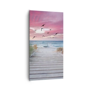 Bild auf Leinwand - Leinwandbild - Baltischer Eindruck - 65x120 cm