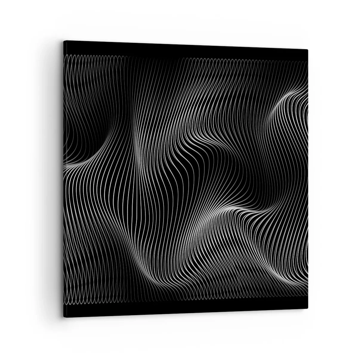 Bild auf Leinwand - Leinwandbild - Lichttanz im Raum - 50x50 cm