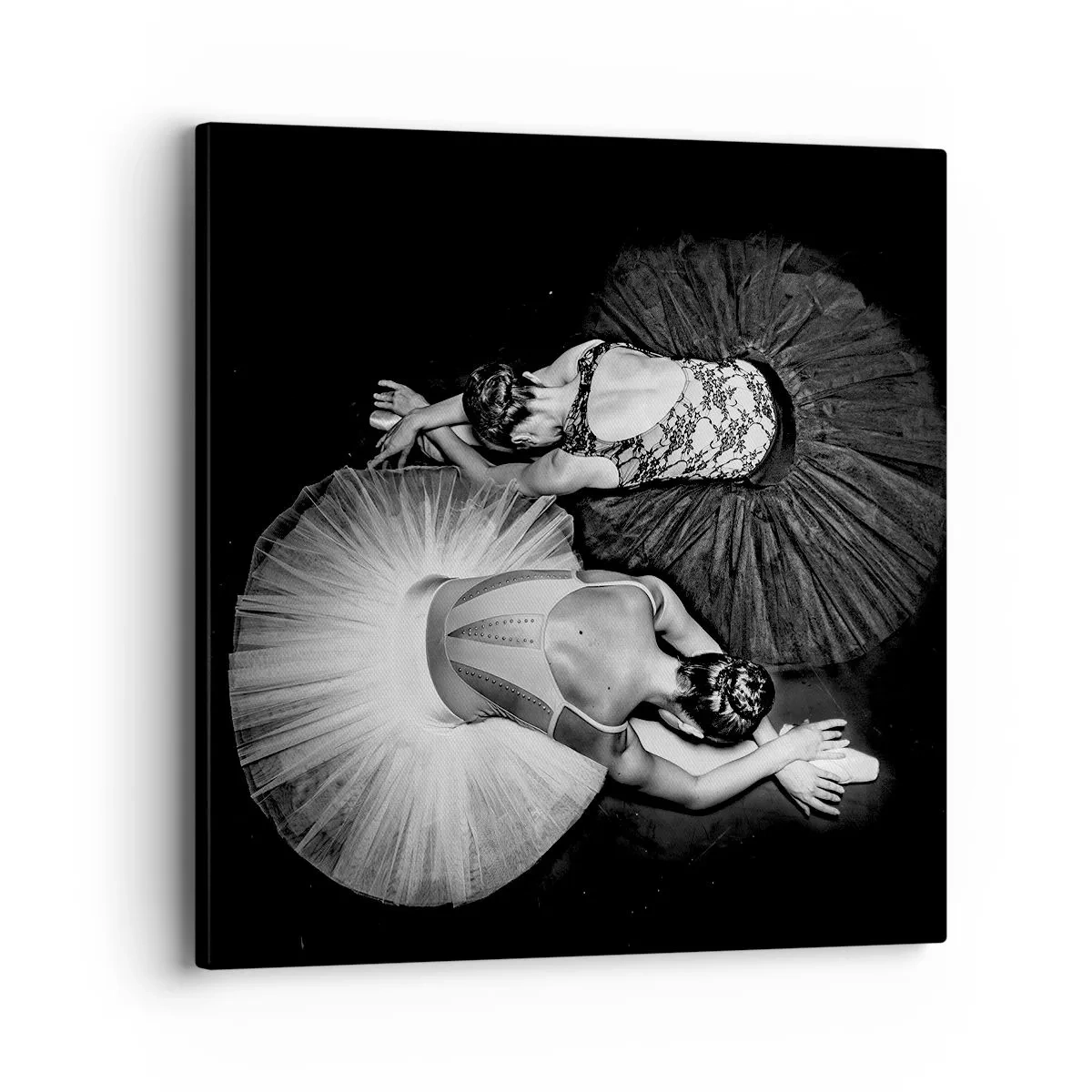 Bild auf Leinwand - Leinwandbild - Jin und Jang – perfekte Balance - 40x40 cm