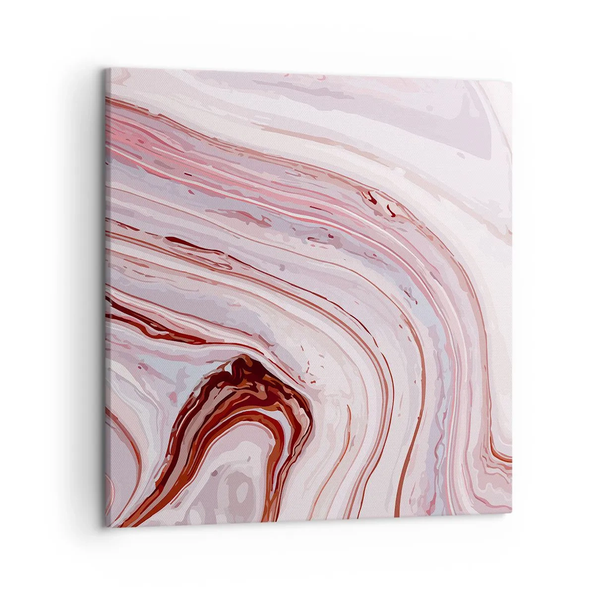 Bild auf Leinwand - Leinwandbild - Geradeaus, dann rechts runter - 50x50 cm
