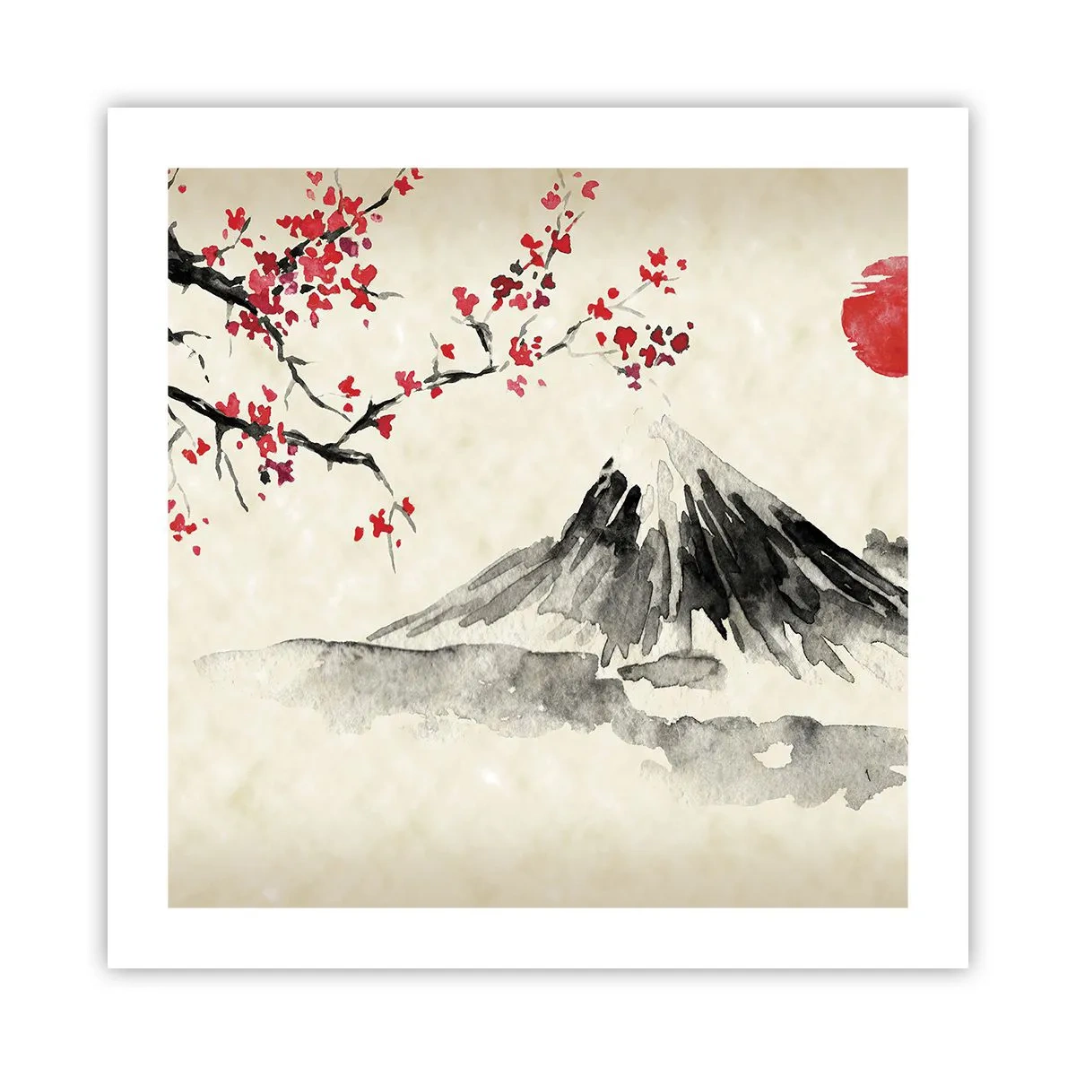 Poster - Liebe Japan - 50x50 cm