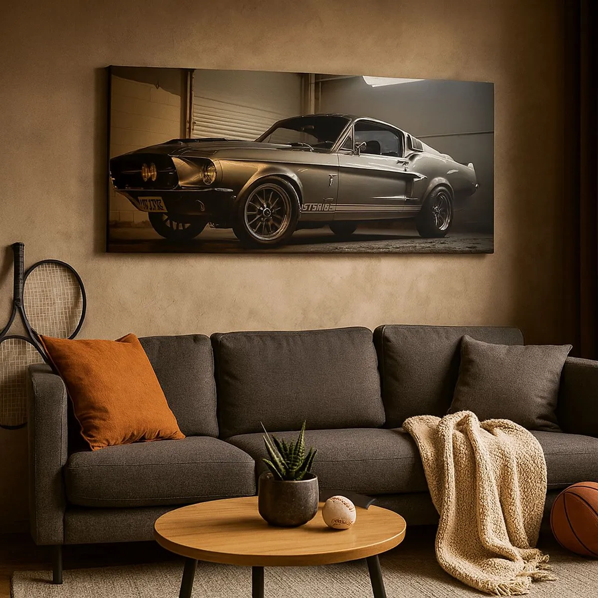 Bild auf Leinwand - Leinwandbild - Zurück in die Vergangenheit - 100x40 cm